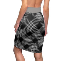 Black Plaid Skirt - Function123