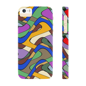 Colorful Curvaceous Matrix Phone Case - Function123