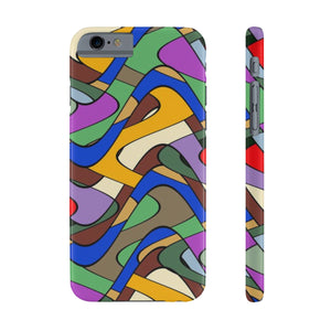 Colorful Curvaceous Matrix Phone Case - Function123