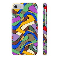 Colorful Curvaceous Matrix Phone Case - Function123