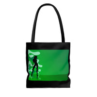 Silhouette Girl Tote Bag - Function123