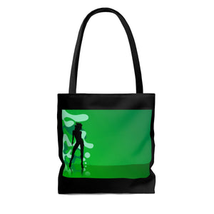 Silhouette Girl Tote Bag - Function123