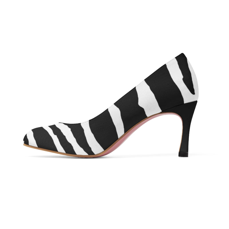 Zebra Skin High Heels