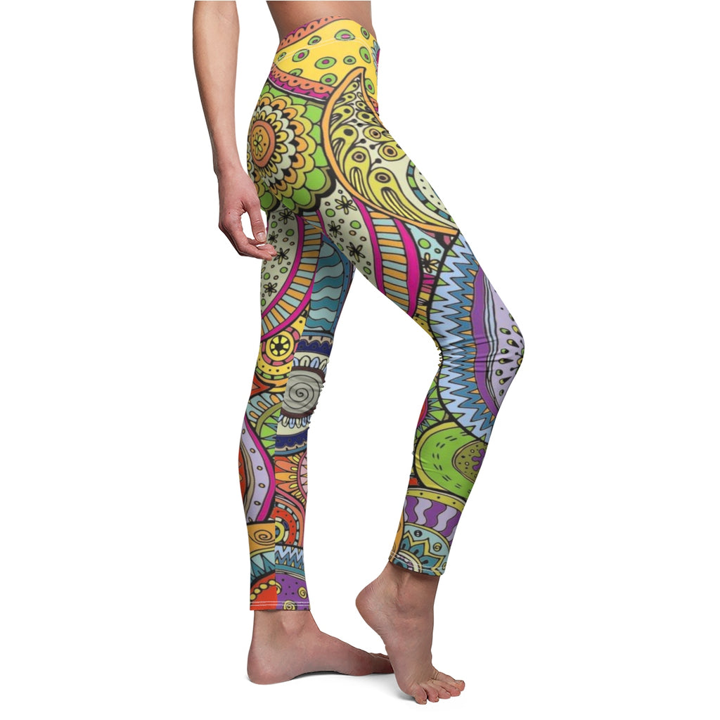 Abstract Paisley Leggings - Function123