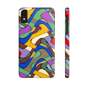 Colorful Curvaceous Matrix Phone Case - Function123