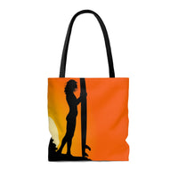 Sunset Surfer Girl Tote Bag - Function123