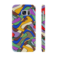 Colorful Curvaceous Matrix Phone Case - Function123