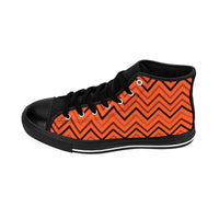 Burnt Orange Women's High-top Sneakers - Function123