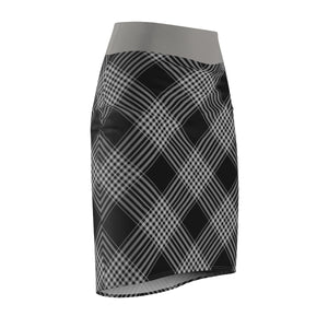 Black Plaid Skirt - Function123