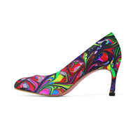 Multicolor Abstract High Heels