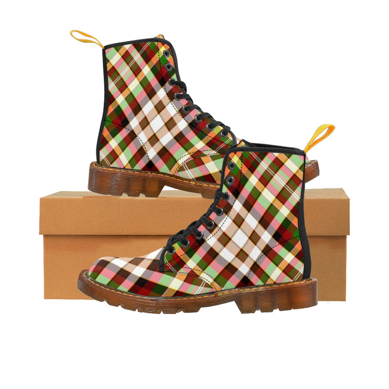 Women's Plaid Boots - Function123