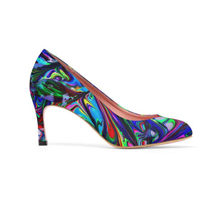 Multicolor Abstract High Heels