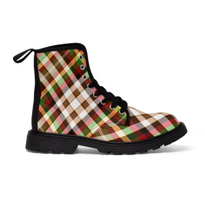 Women's Plaid Boots - Function123