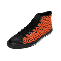 Burnt Orange Women's High-top Sneakers - Function123