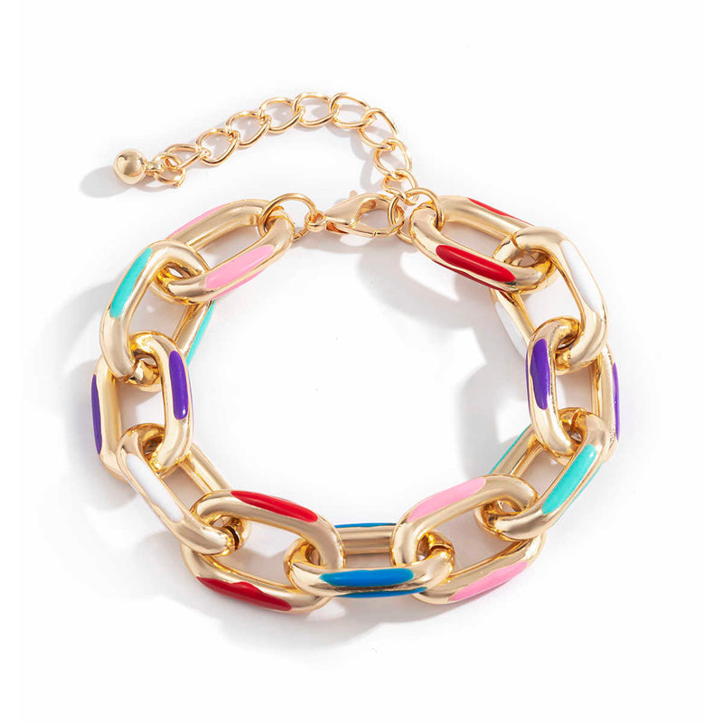 Multi-Color Bohemian Chain Bracelet Fashion Trendy