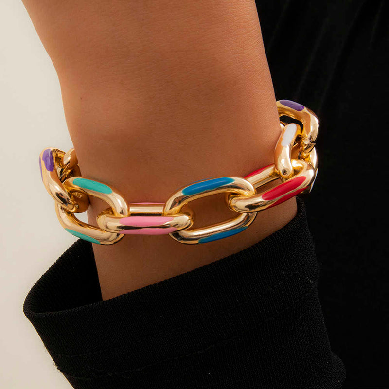 Multi-Color Bohemian Chain Bracelet Fashion Trendy