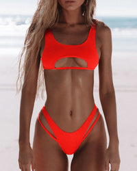 Strapped High Cut Bikini