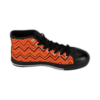 Burnt Orange Women's High-top Sneakers - Function123