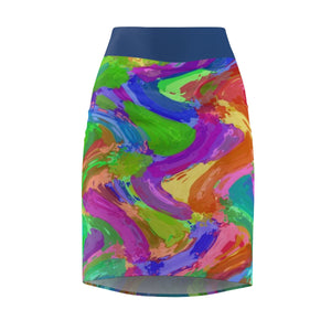 Pastel Colored Wavy Skirt - Function123