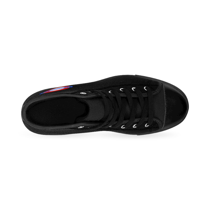 Men's Black High-Top Sneakers - Function123