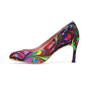 Multicolor Abstract High Heels