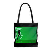 Silhouette Girl Tote Bag - Function123