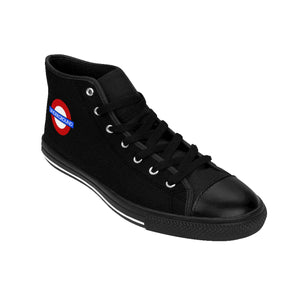 Men's Black High-Top Sneakers - Function123