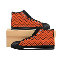 Burnt Orange Women's High-top Sneakers - Function123