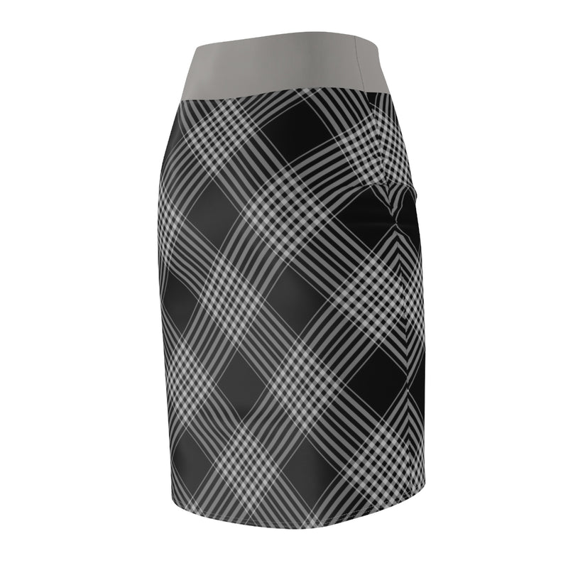 Black Plaid Skirt - Function123