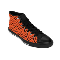 Burnt Orange Women's High-top Sneakers - Function123