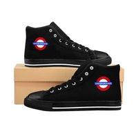 Men's Black High-Top Sneakers - Function123