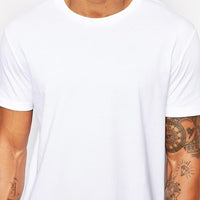 Black Hip Hop Mens Long T shirt - Function123