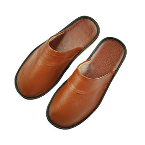 Genuine Leather Home Slippers - Function123