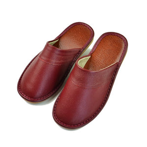 Genuine Leather Home Slippers - Function123