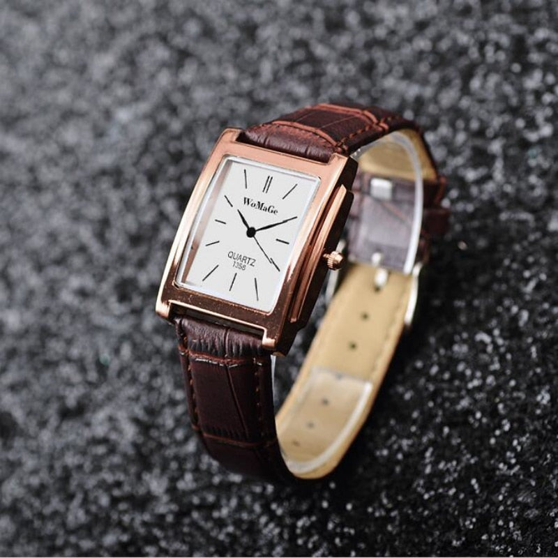 Rectangle Luxury Wristwatch