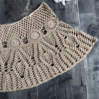 Bohemian Crochet Mini Skirt - Function123