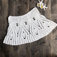 Bohemian Crochet Mini Skirt - Function123