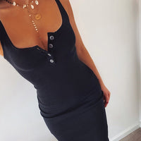 Sexy V-Neck Vestido - Function123