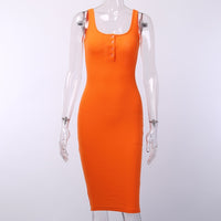 Sexy V-Neck Vestido - Function123