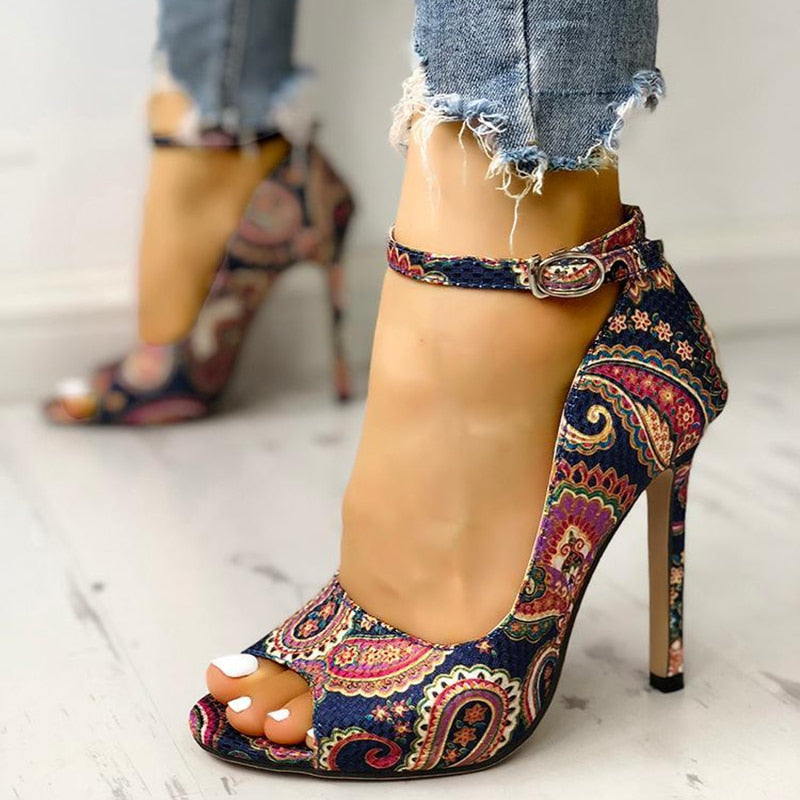 Strapped Summer Stilettos