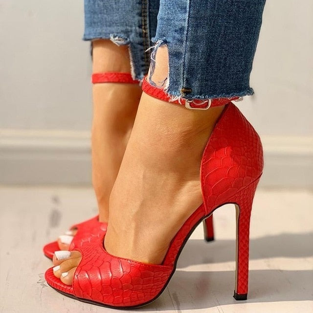 Strapped Summer Stilettos