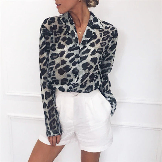 Vintage Leopard Blouse - Function123