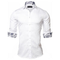 Paisley Fashioned Slim Fit Shirt - Function123