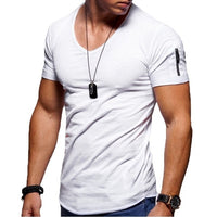 V - Neck Fitness bodybuilding T-shirt - Function123