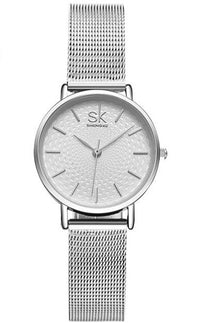 Ladies Slim Steel Mesh Watch