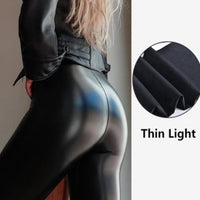 Leatherette Skinny Leggings