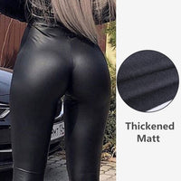 Leatherette Skinny Leggings