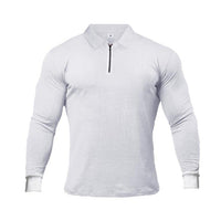 Mens Spring Solid Polo Shirt