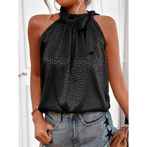 Sexy Off Shoulder Halter Pullover Top