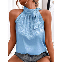 Sexy Off Shoulder Halter Pullover Top